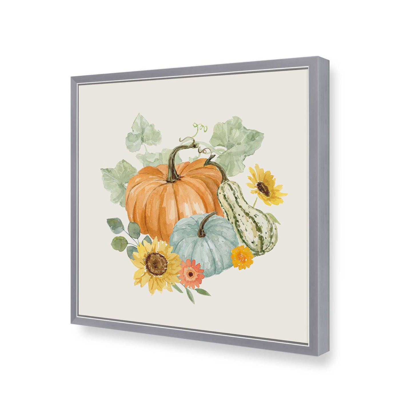 [Color:Polished Chrome], Picture of art in a Polished Chrome frame of the corner