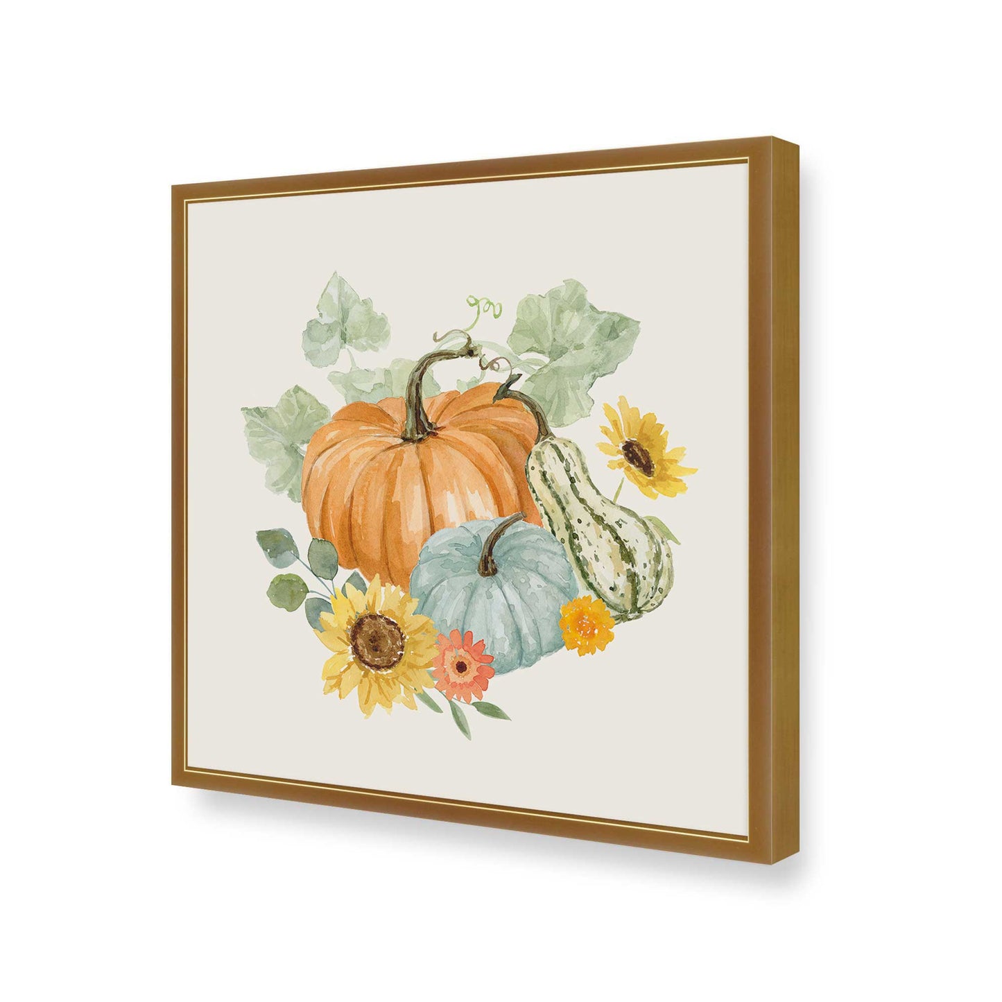 [Color:Polished Gold], Picture of art in a Polished Gold frame of the corner