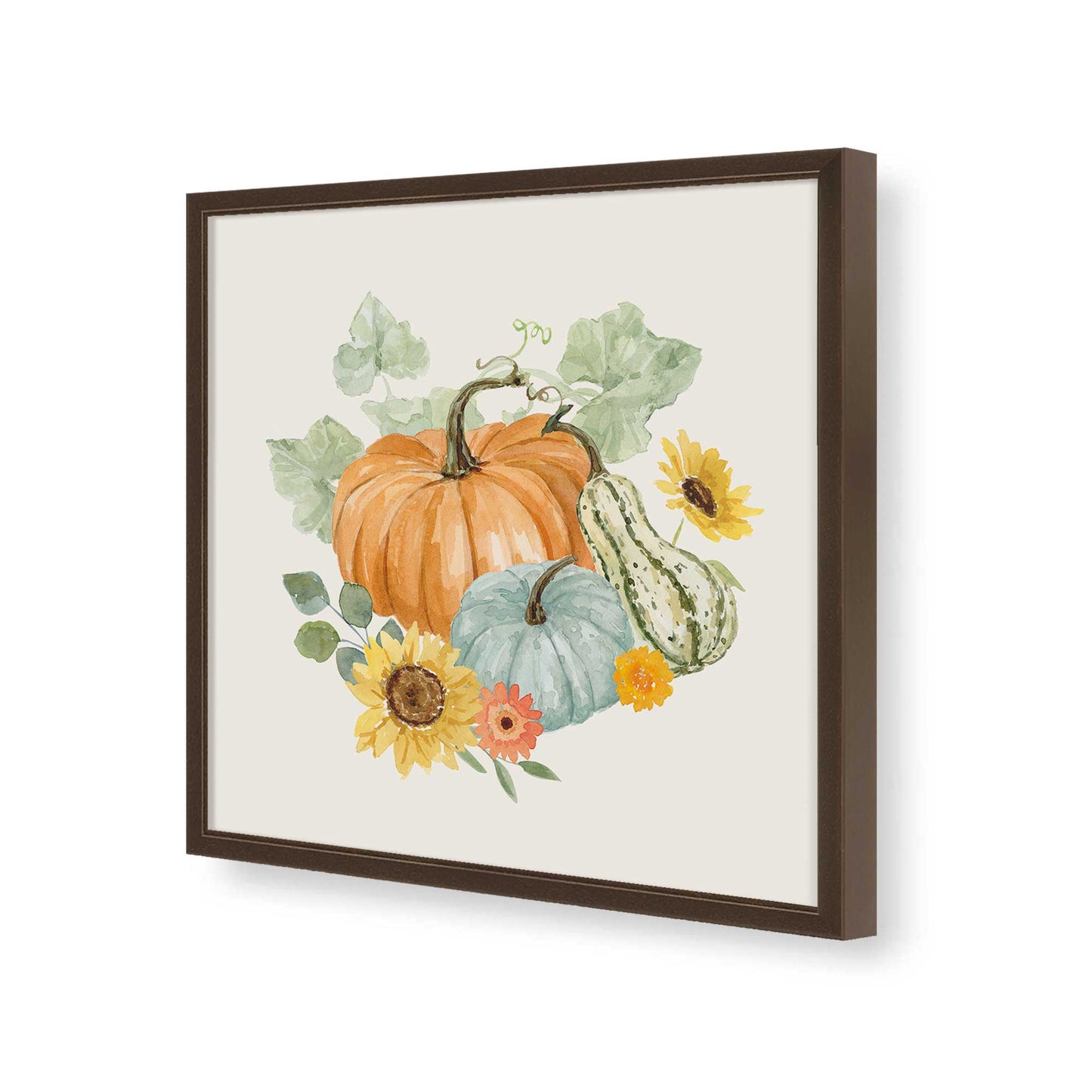 [Color:Espresso], Picture of art in a Espresso frame of the corner