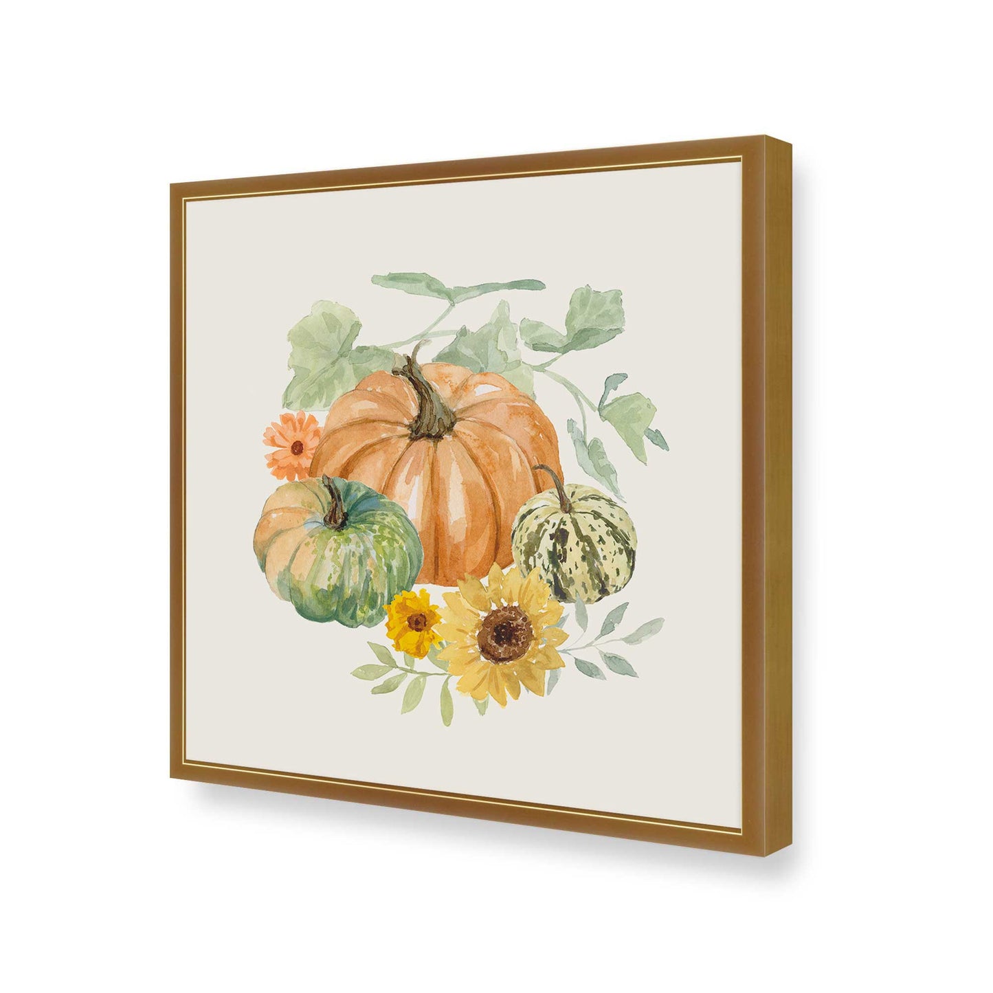 [Color:Polished Gold], Picture of art in a Polished Gold frame of the corner