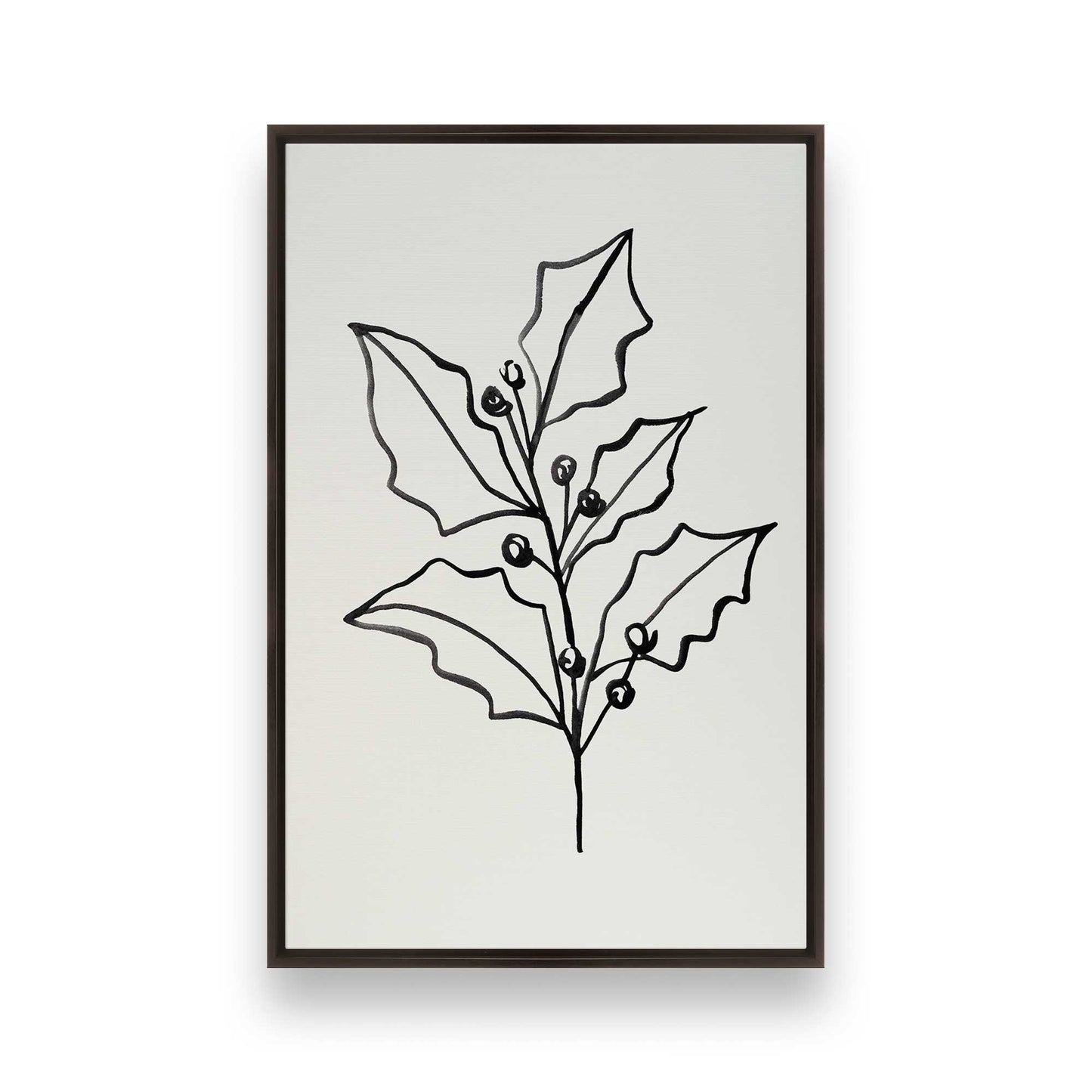 [Color:Espresso], Picture of art in an Espresso frame