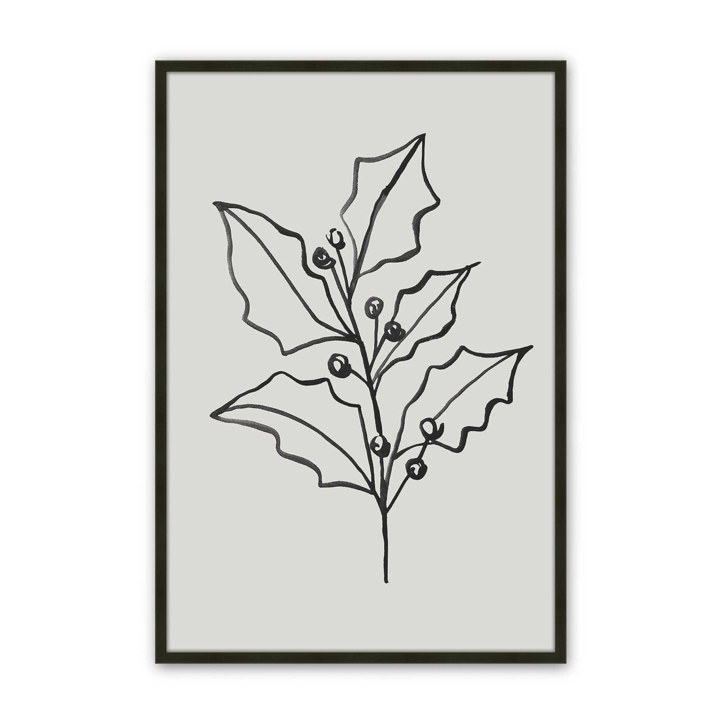 [Color:Satin Black], Picture of art in a Satin Black frame