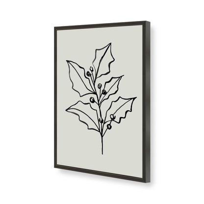 [Color:Satin Black], Picture of art in a Satin Black frame of the corner