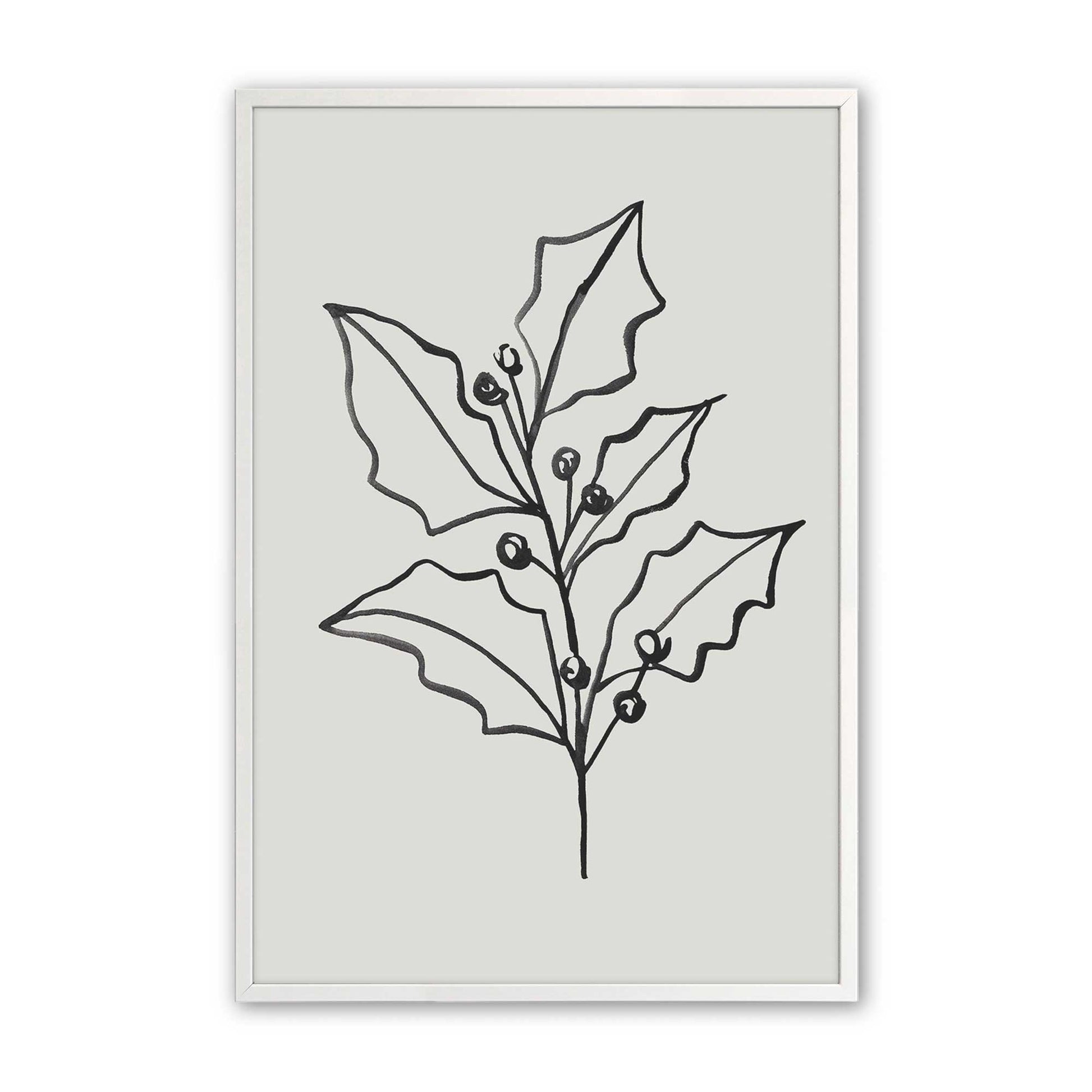 [Color:Opaque White], Picture of art in a Opaque White frame