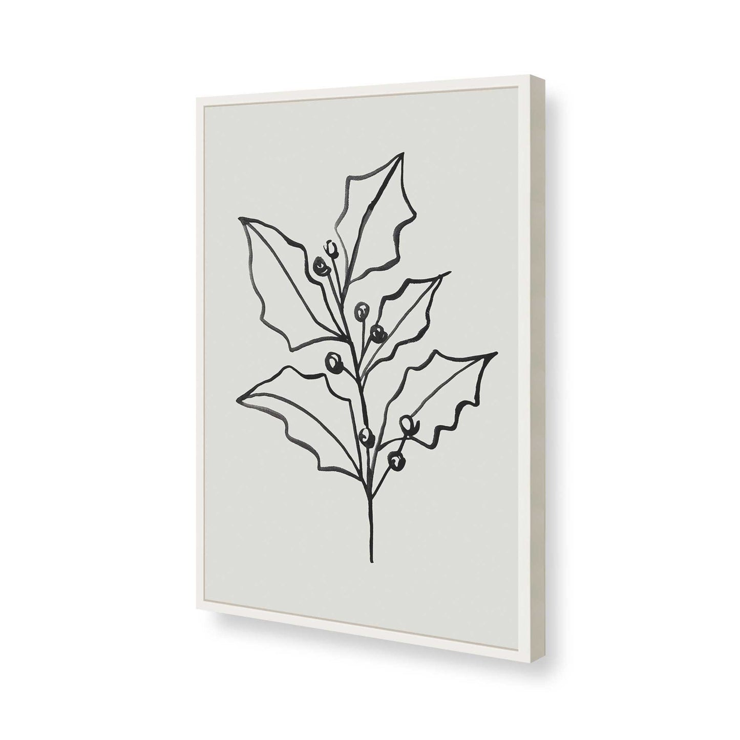 [Color:Opaque White], Picture of art in a Opaque White frame of the corner