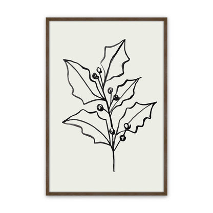 [Color:Walnut], Picture of art in a Walnut frame