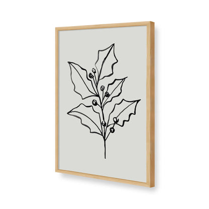 [Color:American Maple], Picture of art in a American Maple frame of the corner