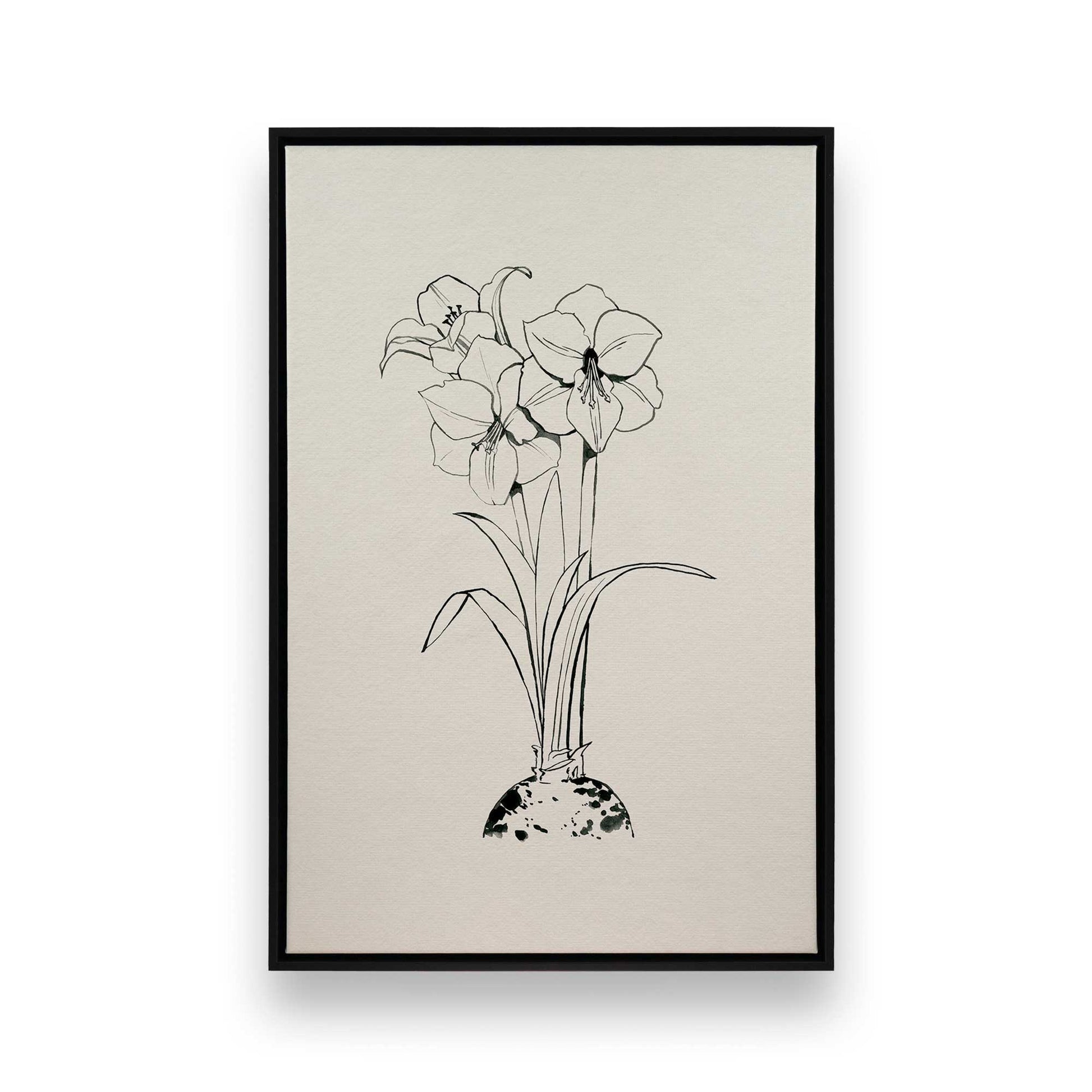 [Color:Satin Black], Picture of art in a Satin Black frame