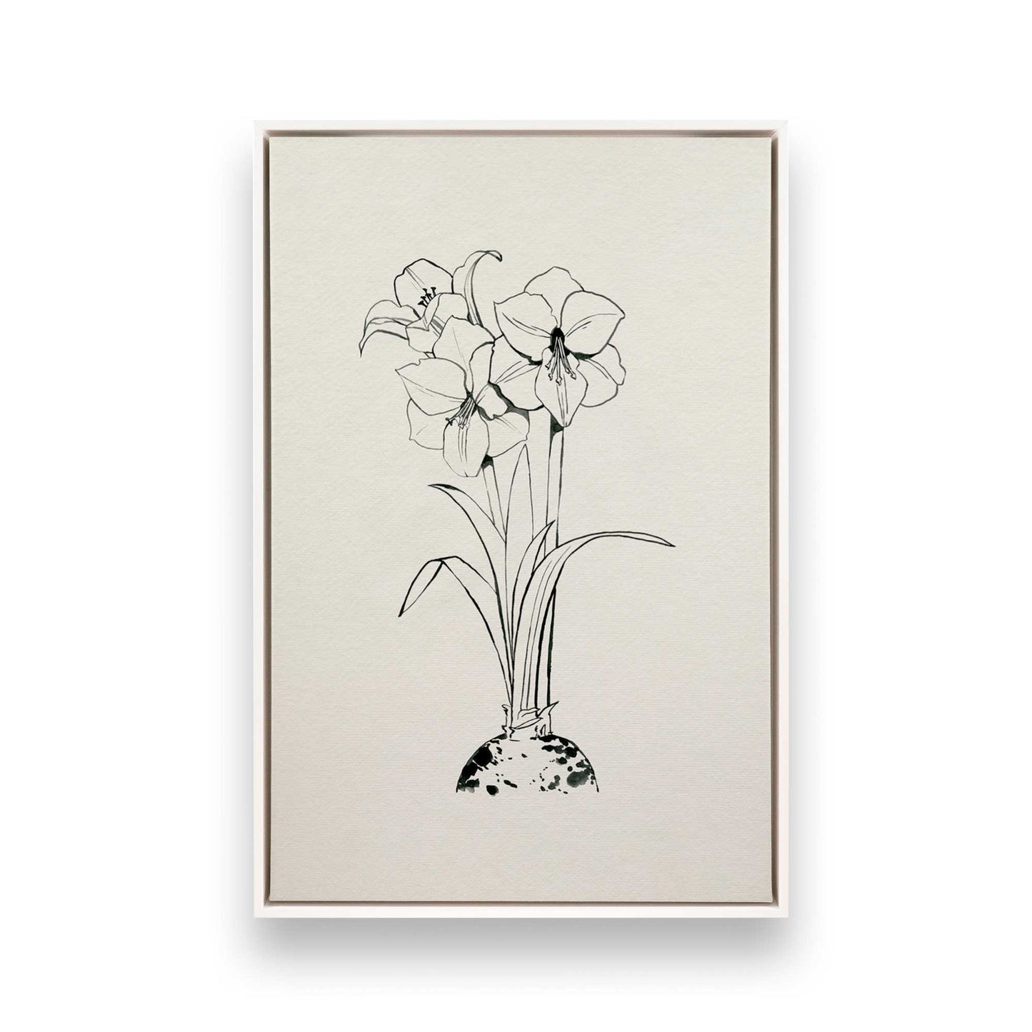 [Color:Opaque White], Picture of art in a White frame