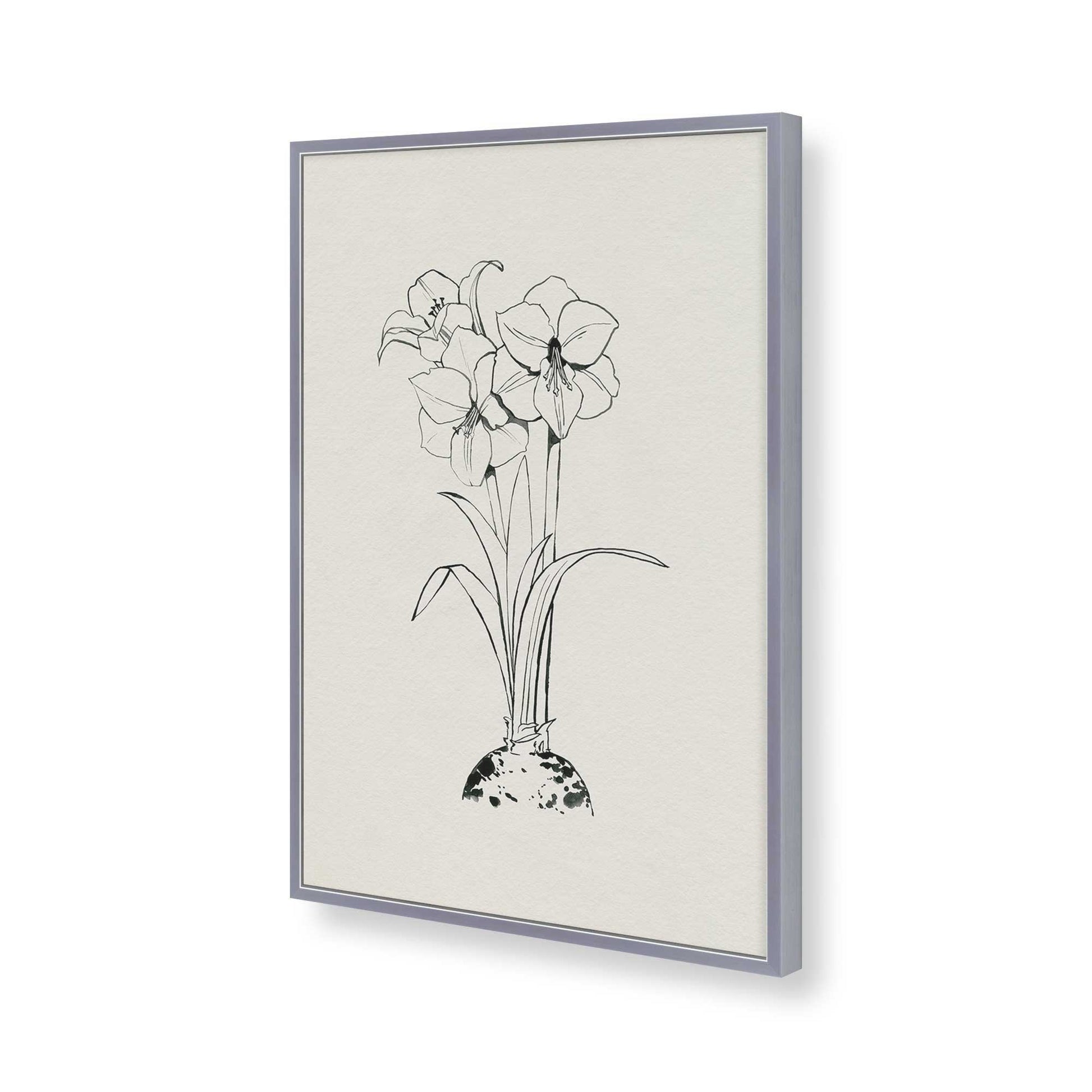 [Color:Polished Chrome], Picture of art in a Polished Chrome frame of the corner