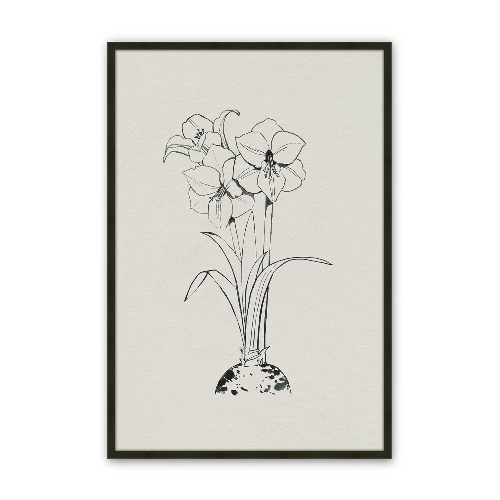 [Color:Satin Black], Picture of art in a Satin Black frame