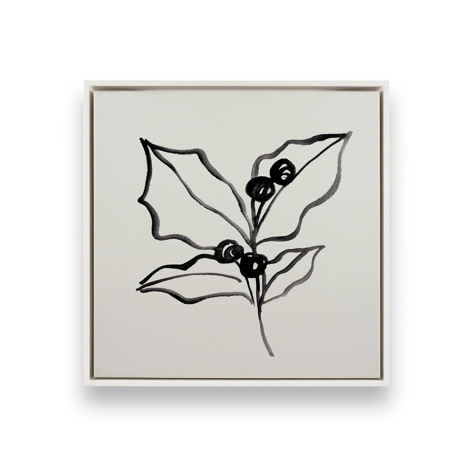 [Color:Opaque White], Picture of art in a White frame