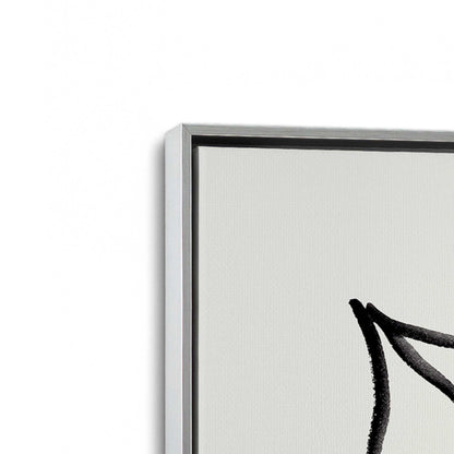 [Color:Polished Chrome], Picture of art in a Polished Chrome frame at an angle