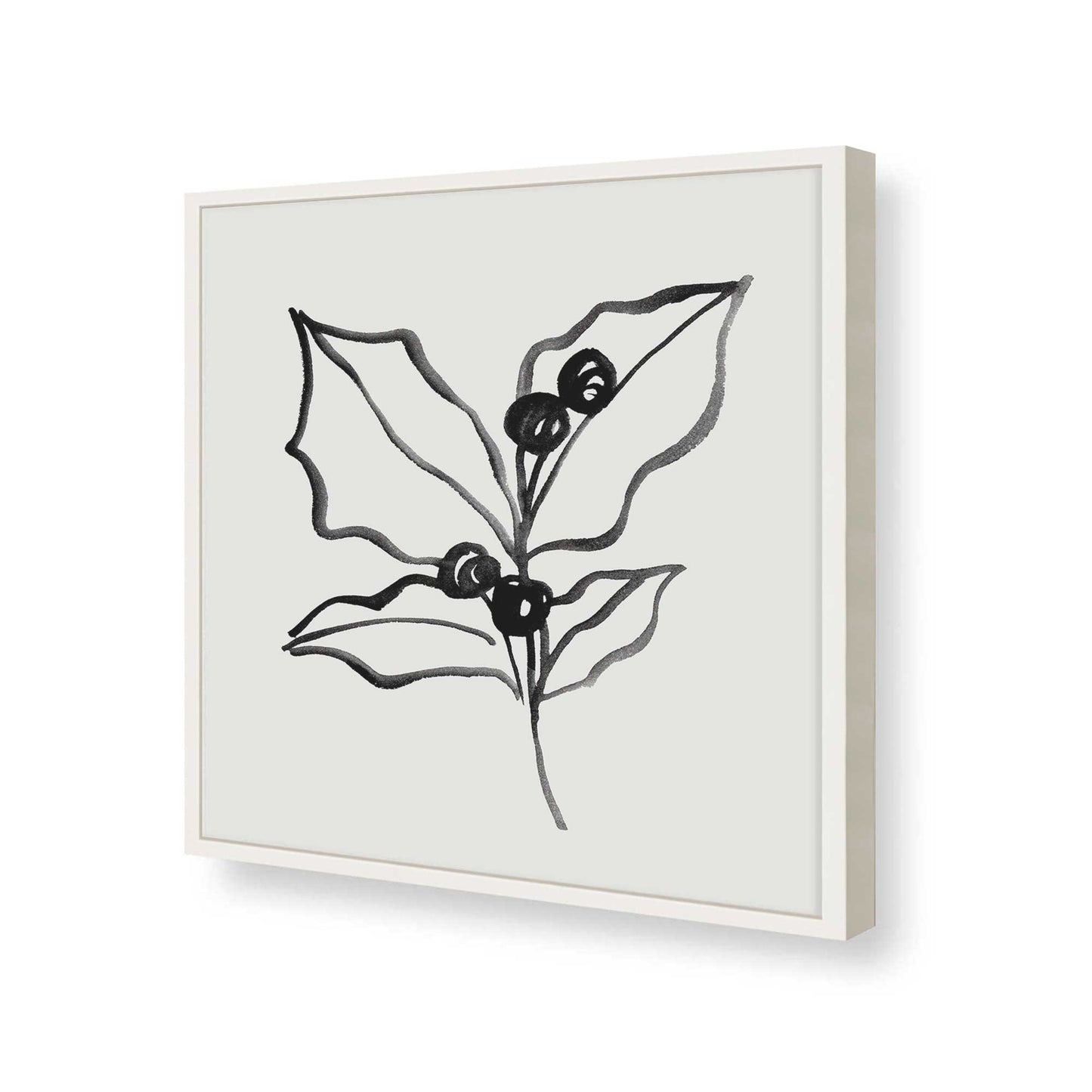 [Color:Opaque White], Picture of art in a Opaque White frame of the corner