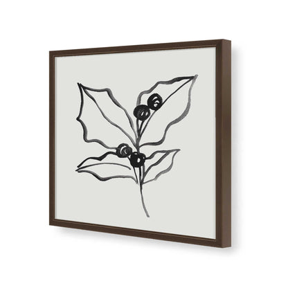 [Color:Espresso], Picture of art in a Espresso frame of the corner