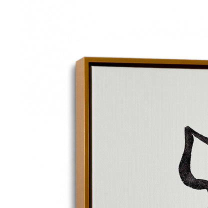 [Color:Polished Gold], Picture of art in a Polished Gold frame at an angle