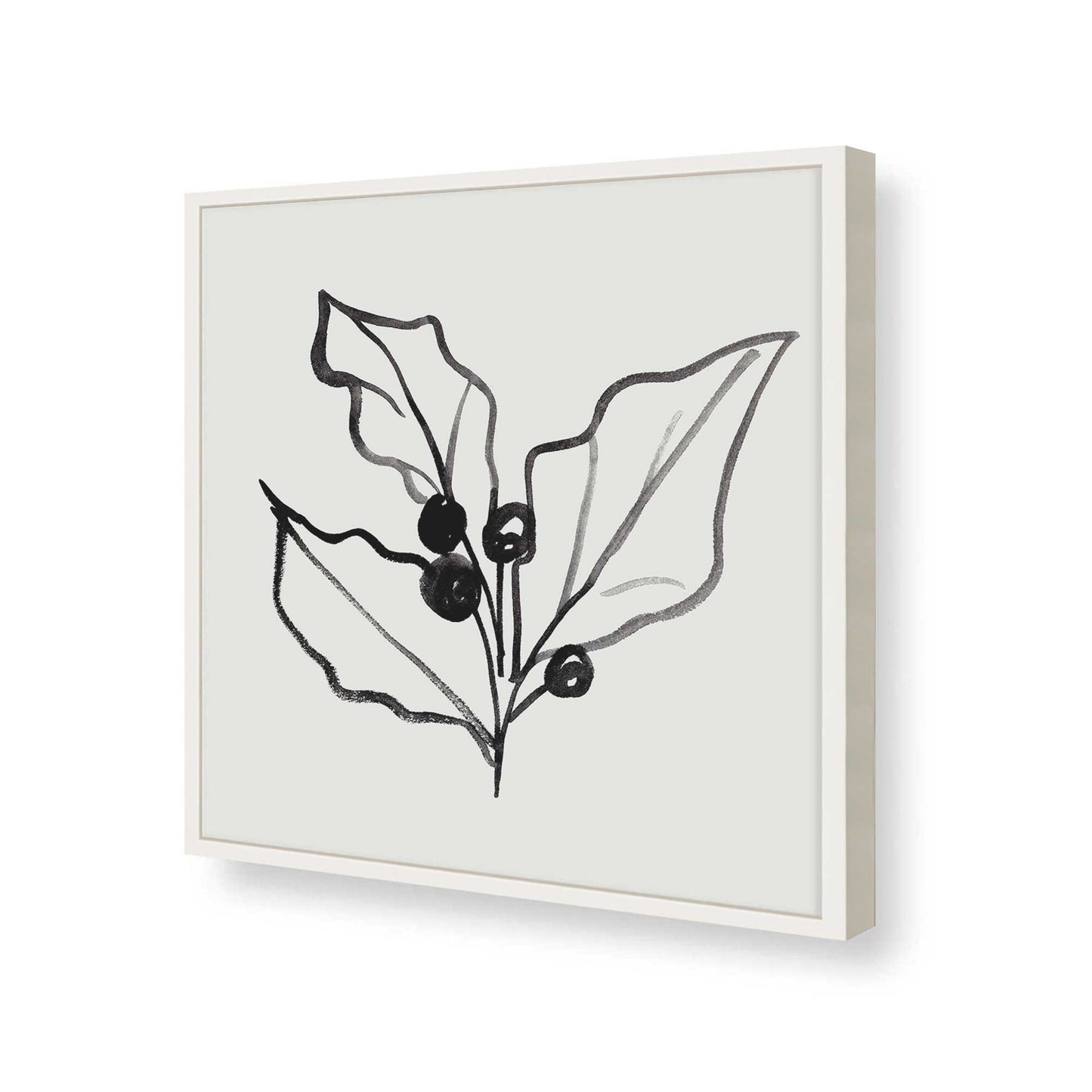 [Color:Opaque White], Picture of art in a Opaque White frame of the corner