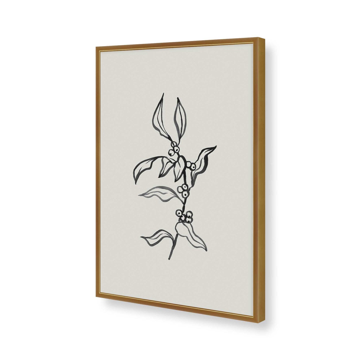 [Color:Polished Gold], Picture of art in a Polished Gold frame of the corner