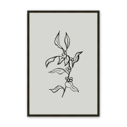 [Color:Satin Black], Picture of art in a Satin Black frame