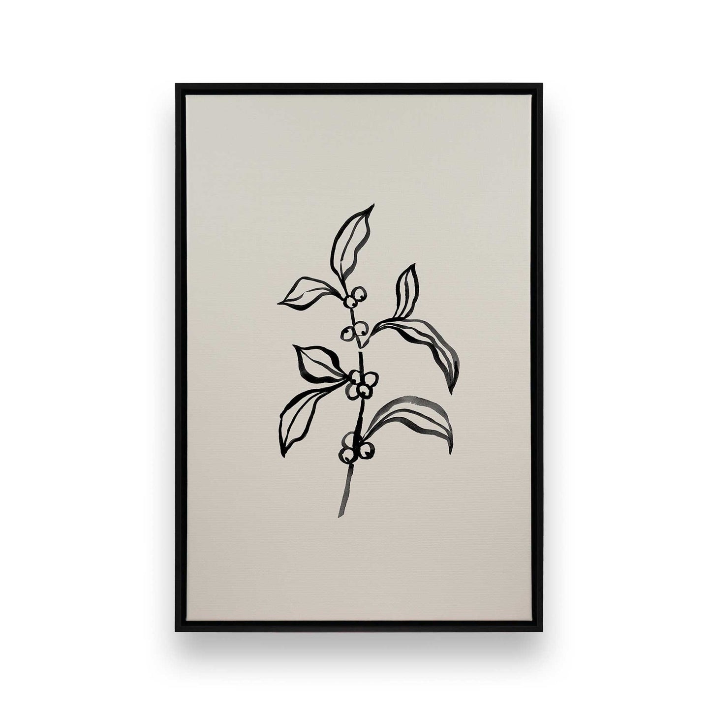 [Color:Satin Black], Picture of art in a Satin Black frame