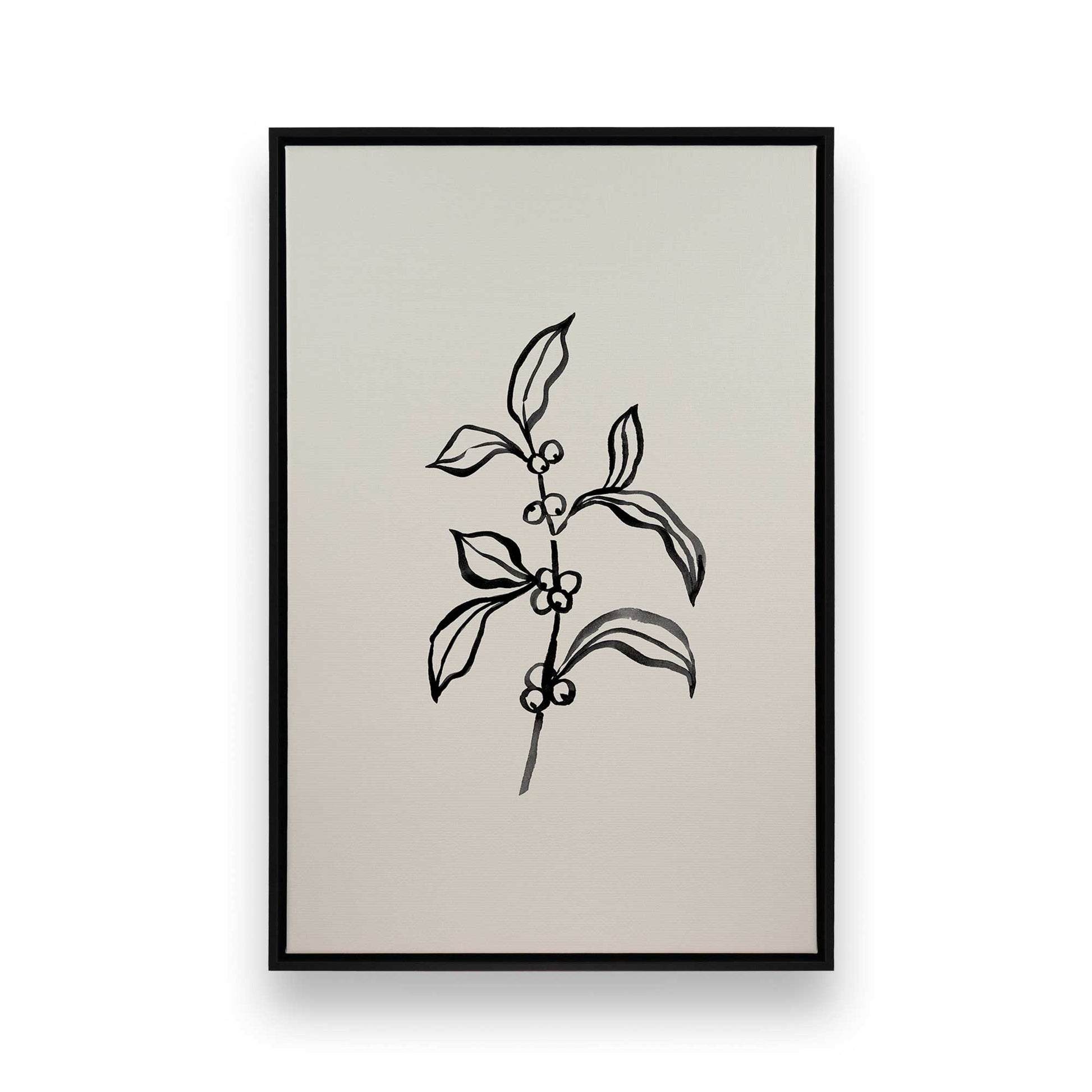 [Color:Satin Black], Picture of art in a Satin Black frame