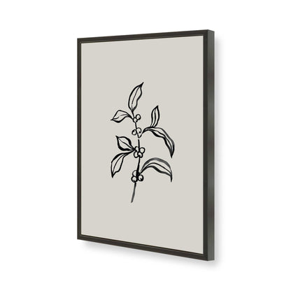 [Color:Satin Black], Picture of art in a Satin Black frame of the corner