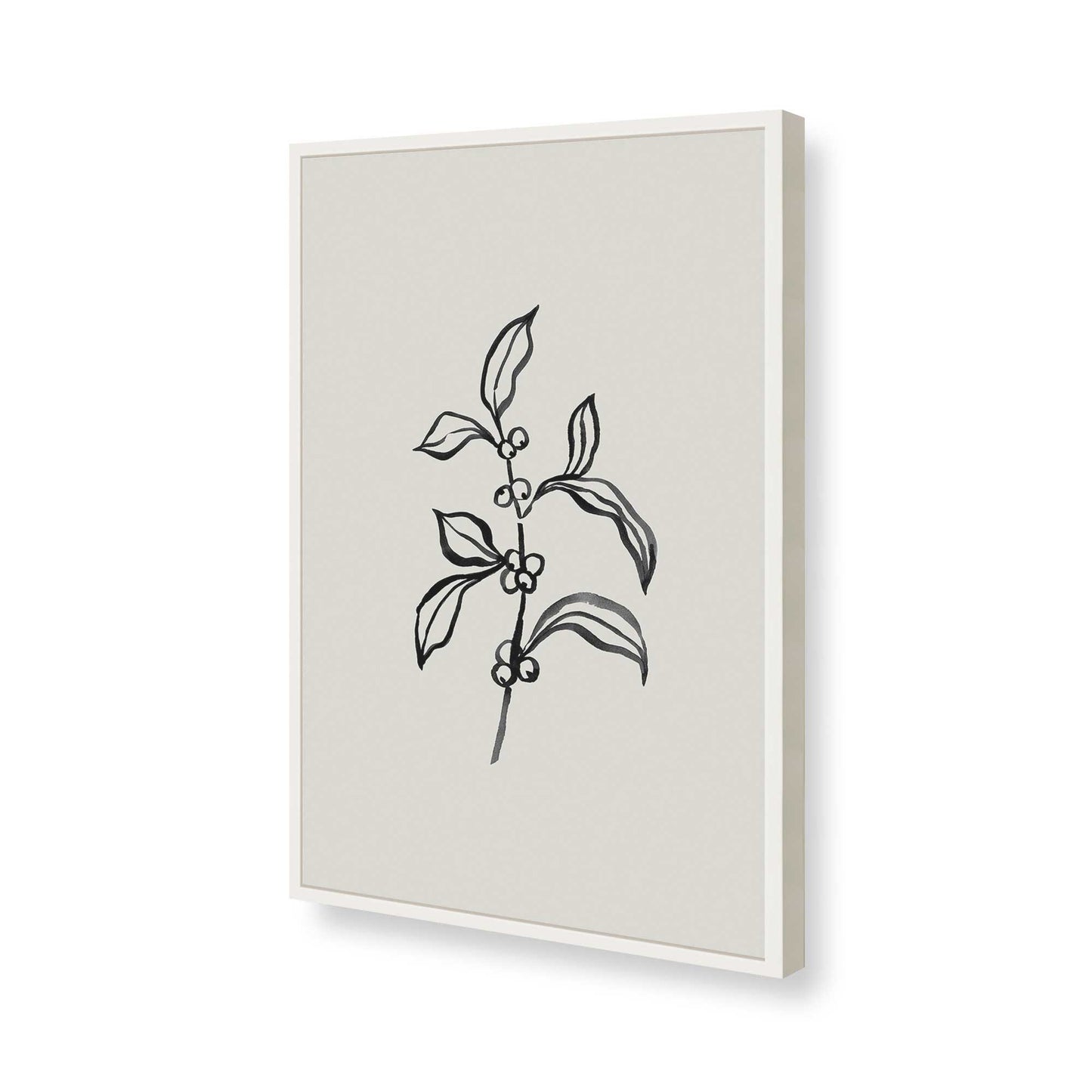 [Color:Opaque White], Picture of art in a Opaque White frame of the corner