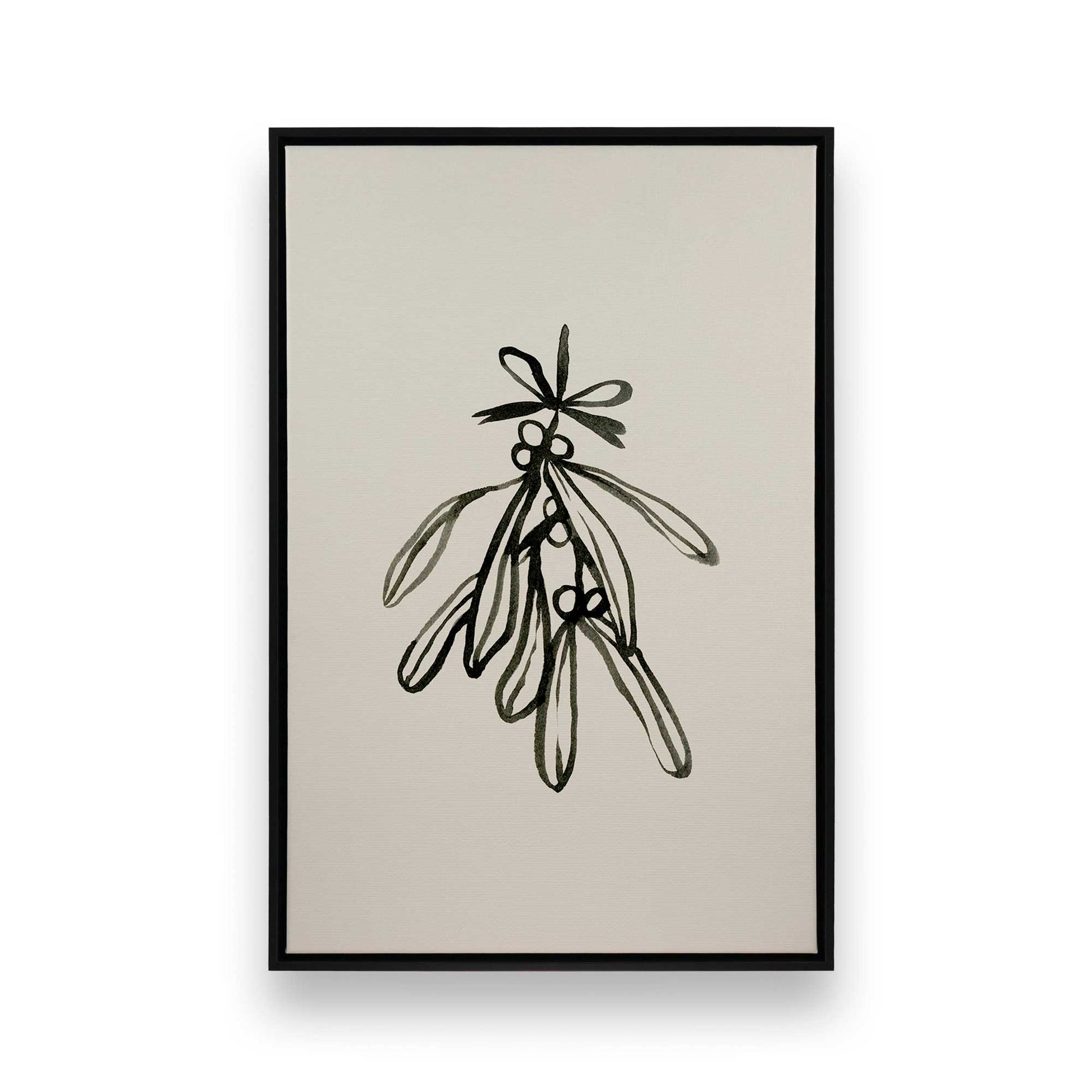 [Color:Satin Black], Picture of art in a Satin Black frame