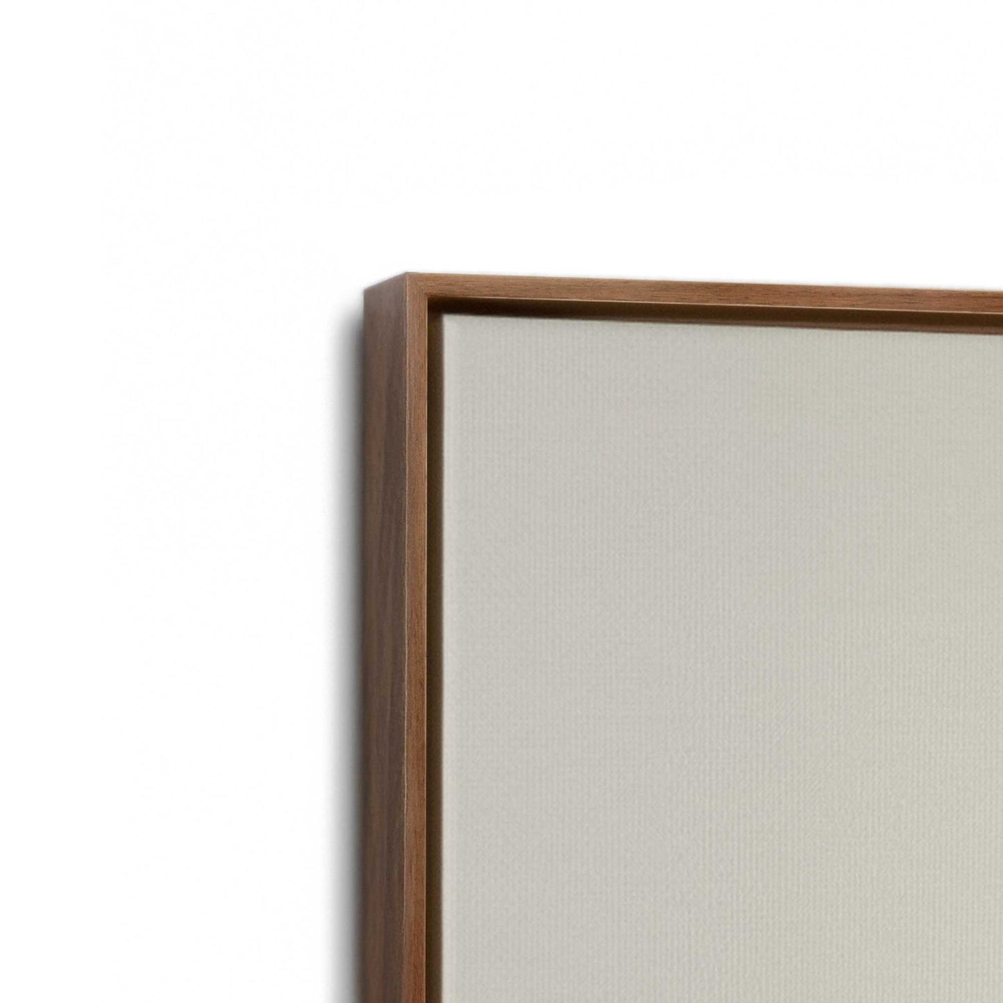 [Color:Walnut], Picture of art in a Walnut frame at an angle