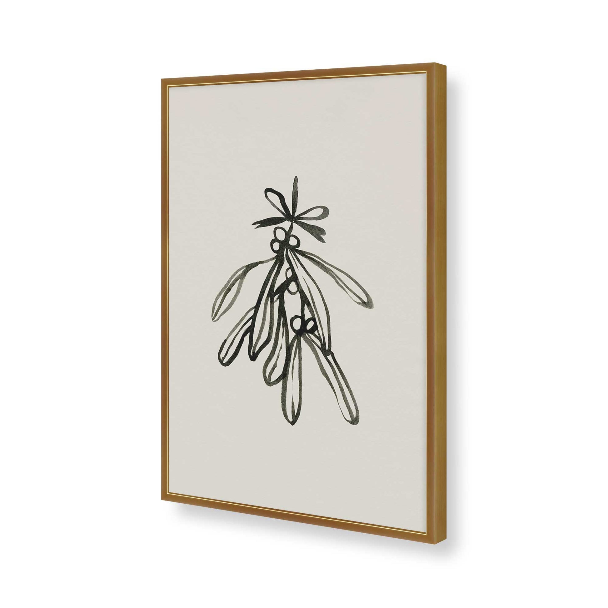 [Color:Polished Gold], Picture of art in a Polished Gold frame of the corner