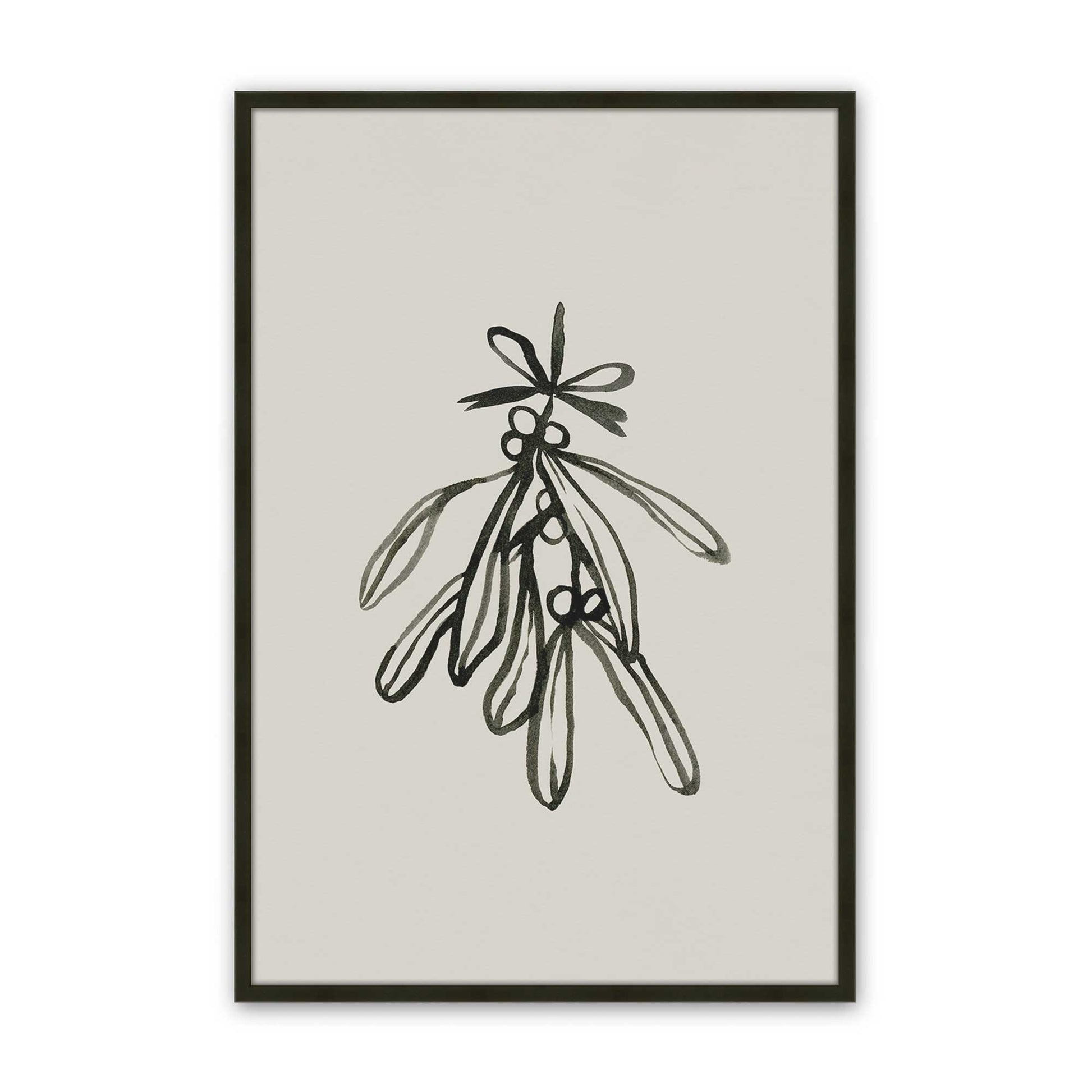 [Color:Satin Black], Picture of art in a Satin Black frame