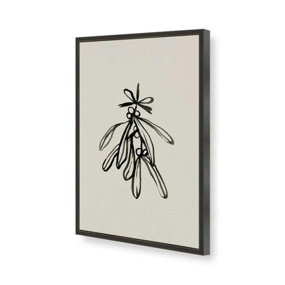 [Color:Satin Black], Picture of art in a Satin Black frame of the corner