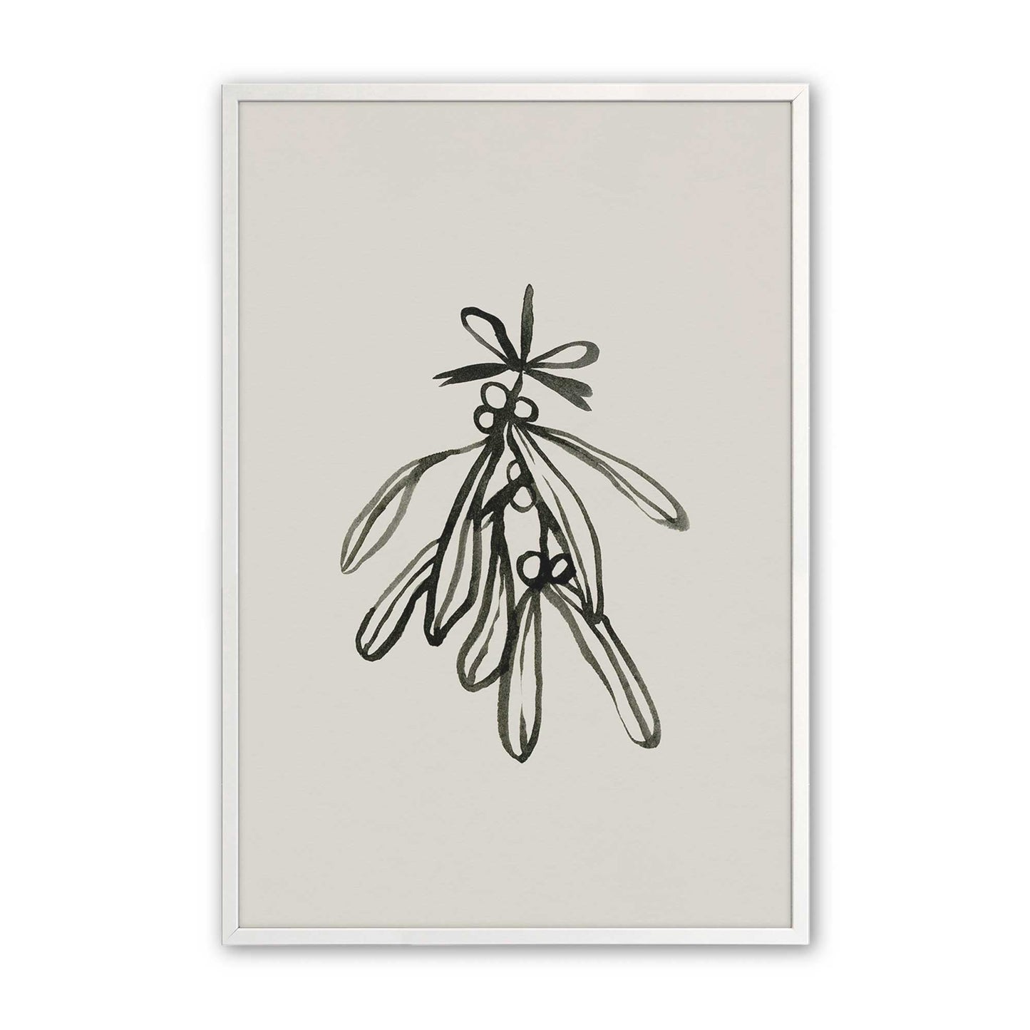 [Color:Opaque White], Picture of art in a Opaque White frame