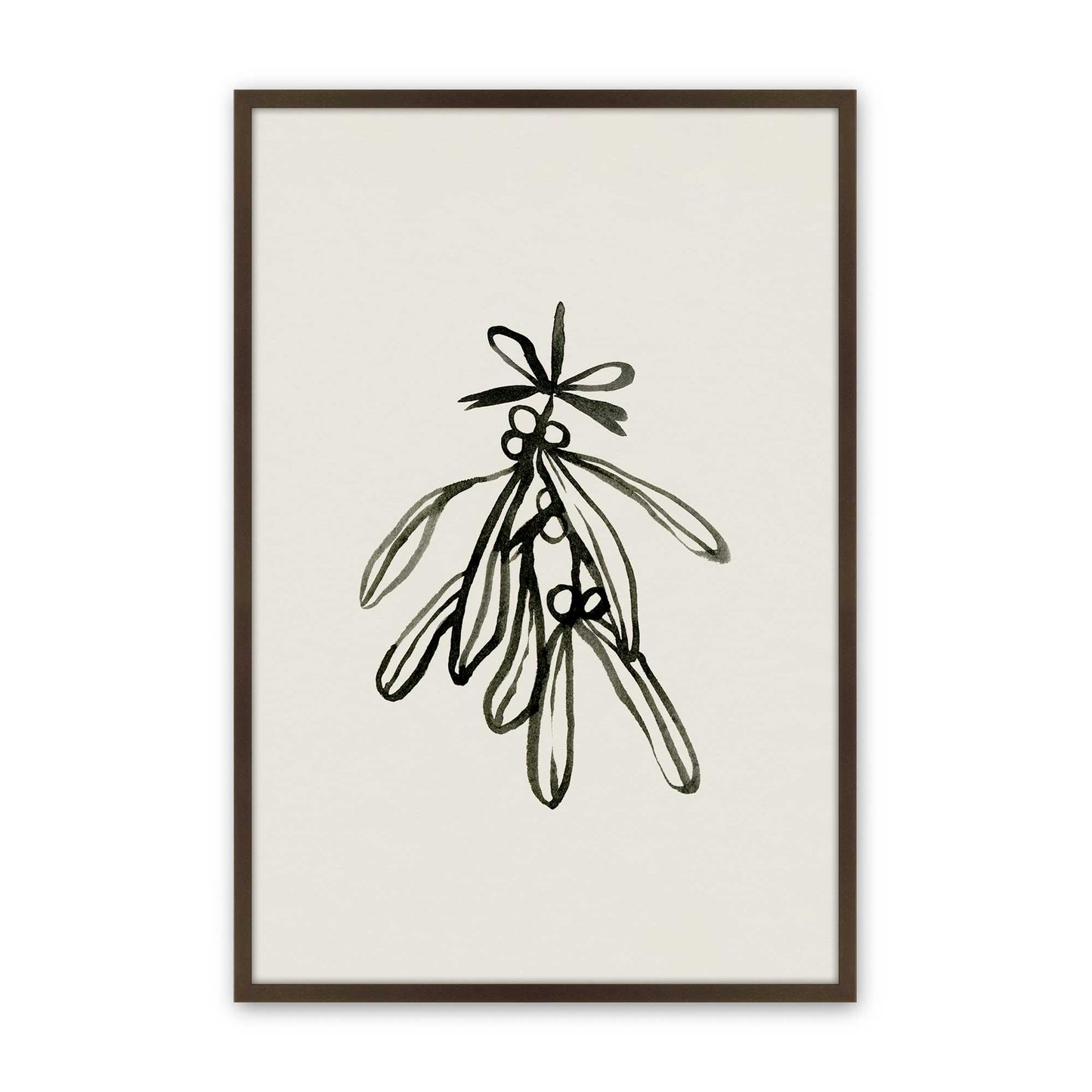 [Color:Brown], Picture of art in a Brown frame