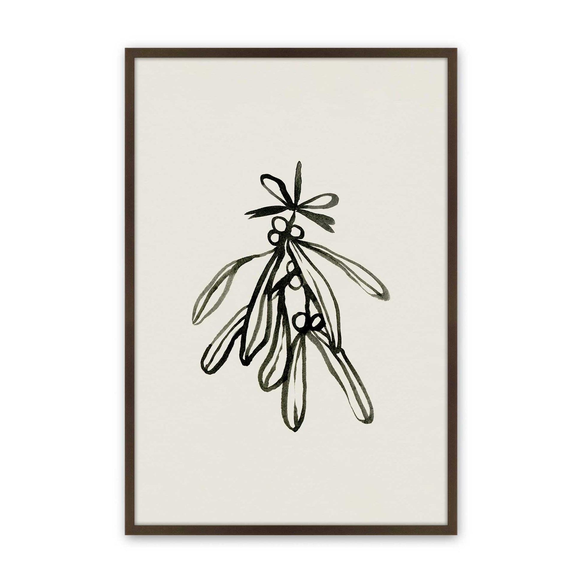 [Color:Brown], Picture of art in a Brown frame