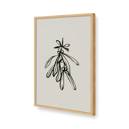 [Color:American Maple], Picture of art in a American Maple frame of the corner