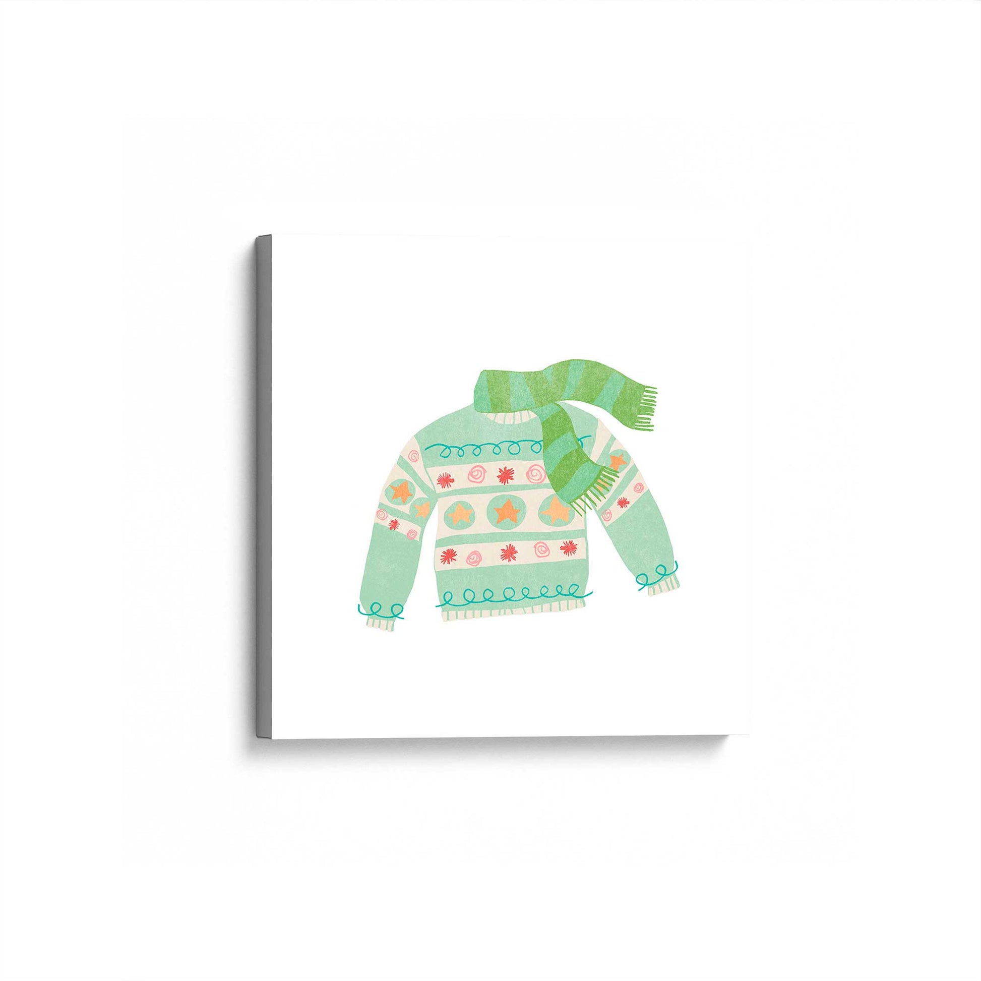 [Color:Stretched Canvas], Picture of art at an angle