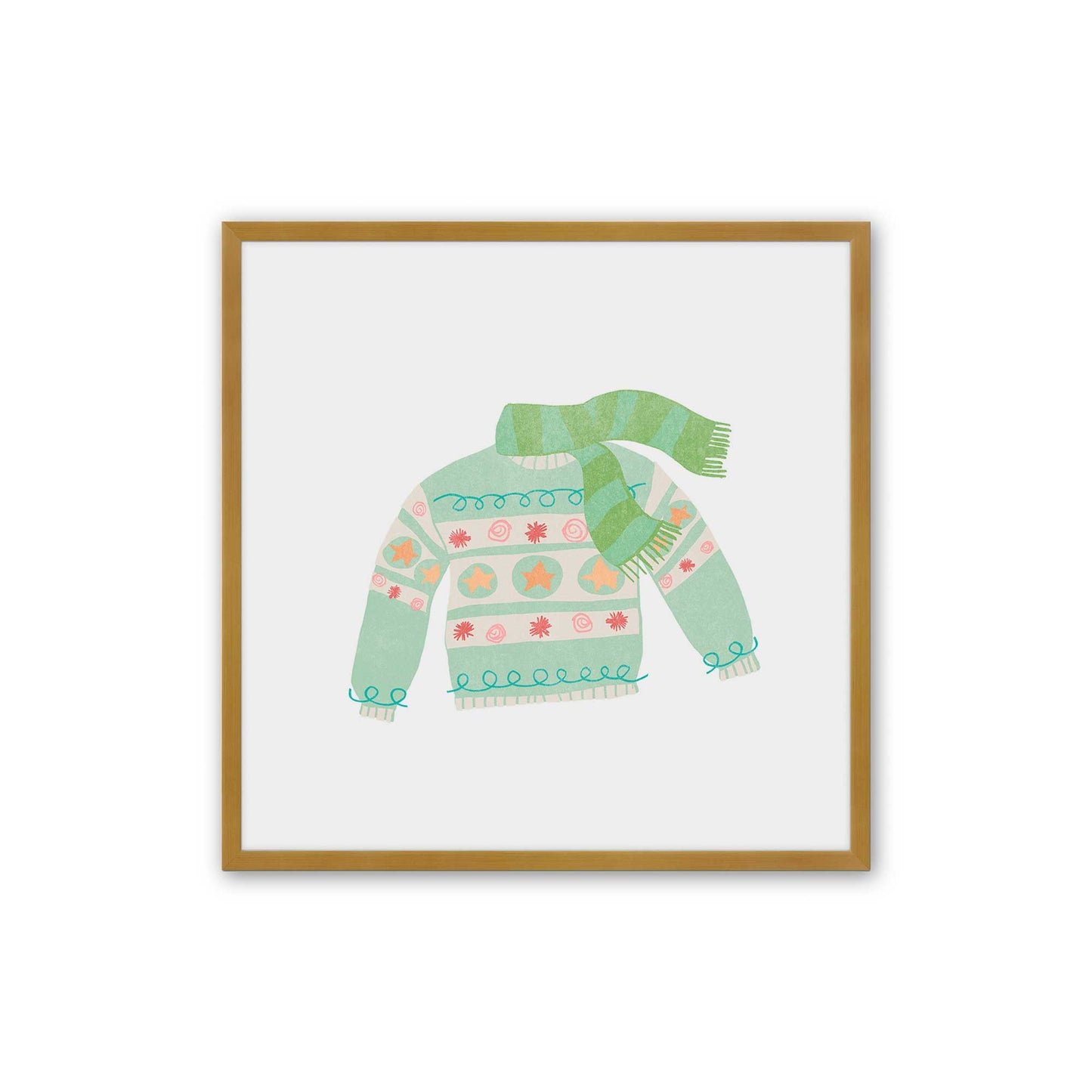 [Color:Polished Gold], Picture of art in a Polished Gold frame