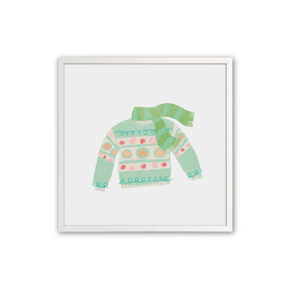 [Color:Opaque White], Picture of art in a Opaque White frame