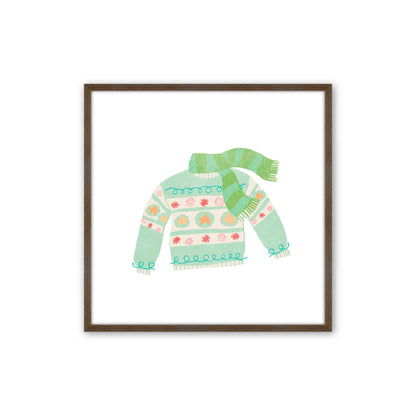 [Color:Walnut], Picture of art in a Walnut frame