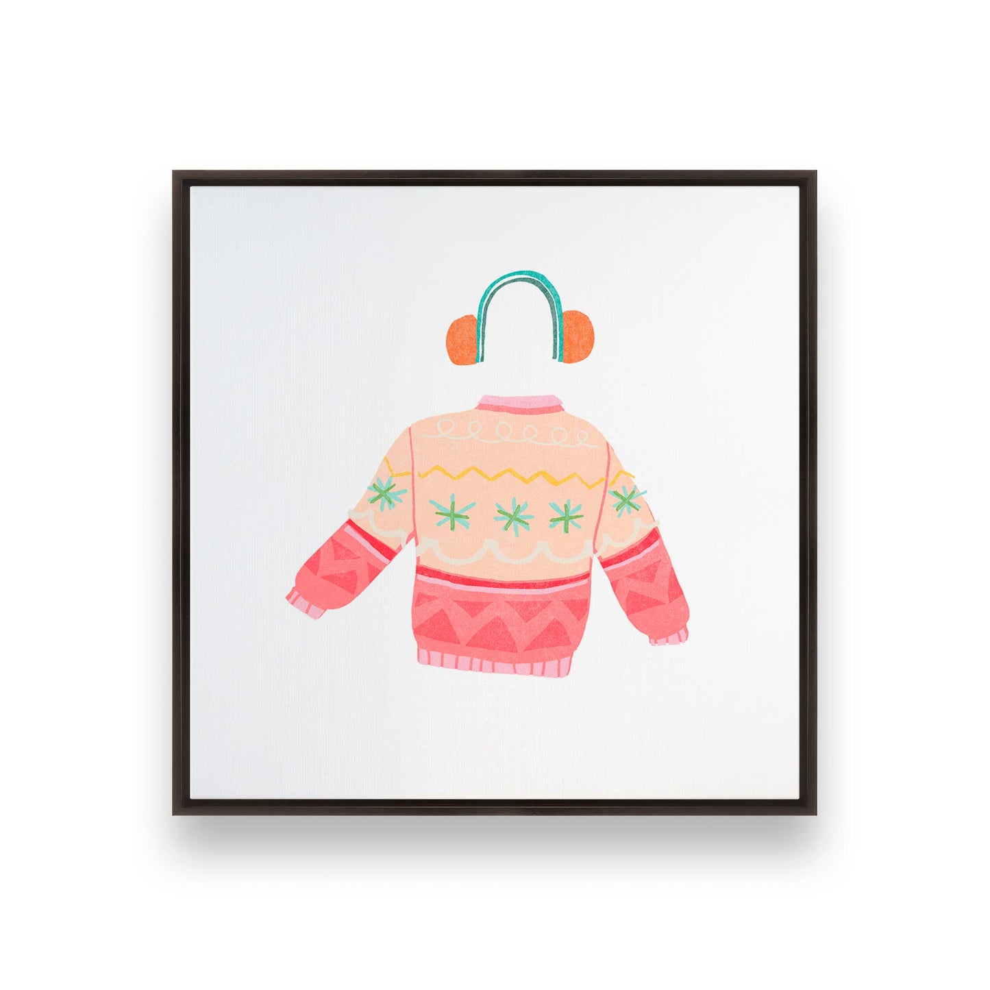 [Color:Espresso], Picture of art in an Espresso frame