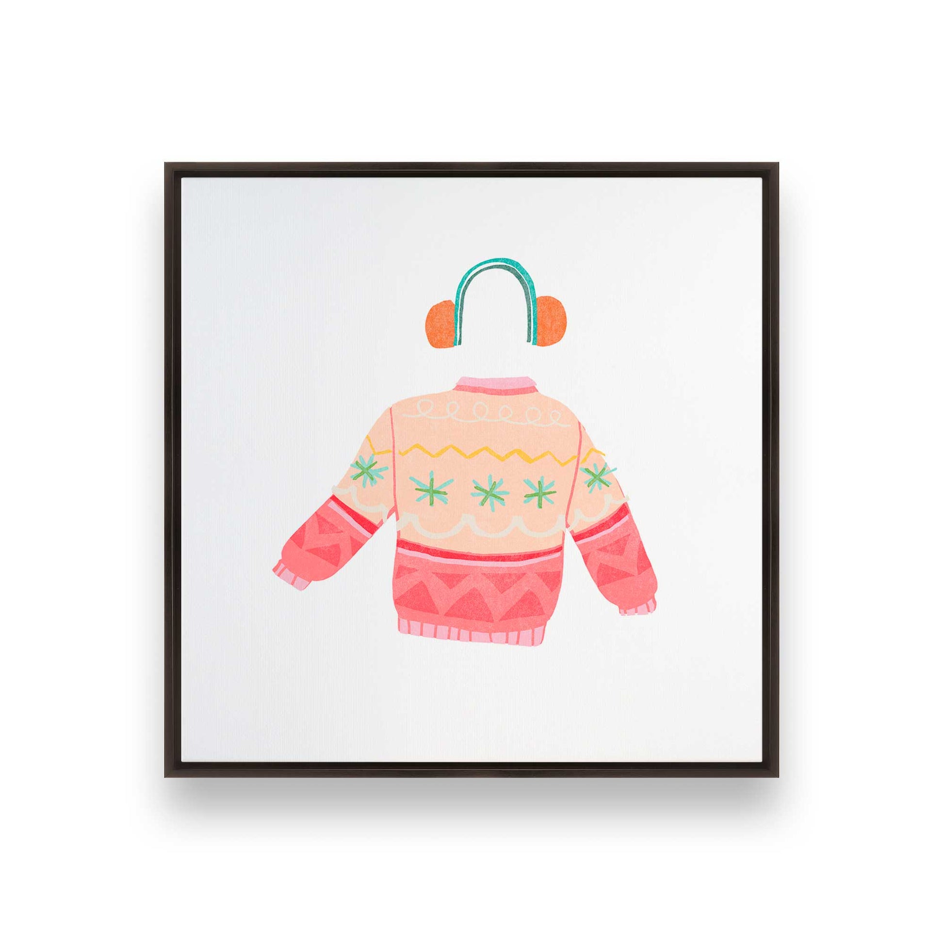 [Color:Espresso], Picture of art in an Espresso frame