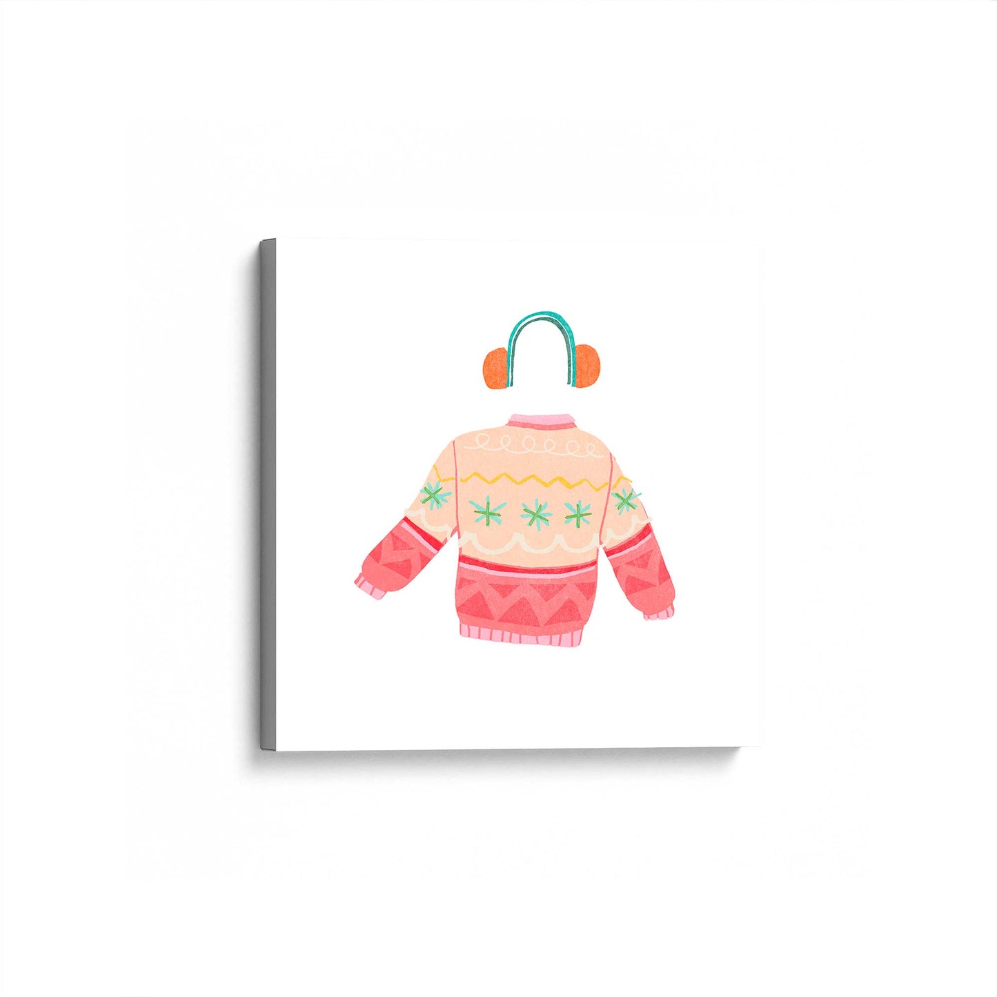 [Color:Stretched Canvas], Picture of art at an angle