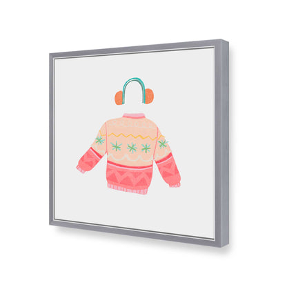 [Color:Polished Chrome], Picture of art in a Polished Chrome frame of the corner