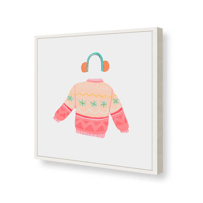 [Color:Opaque White], Picture of art in a Opaque White frame of the corner