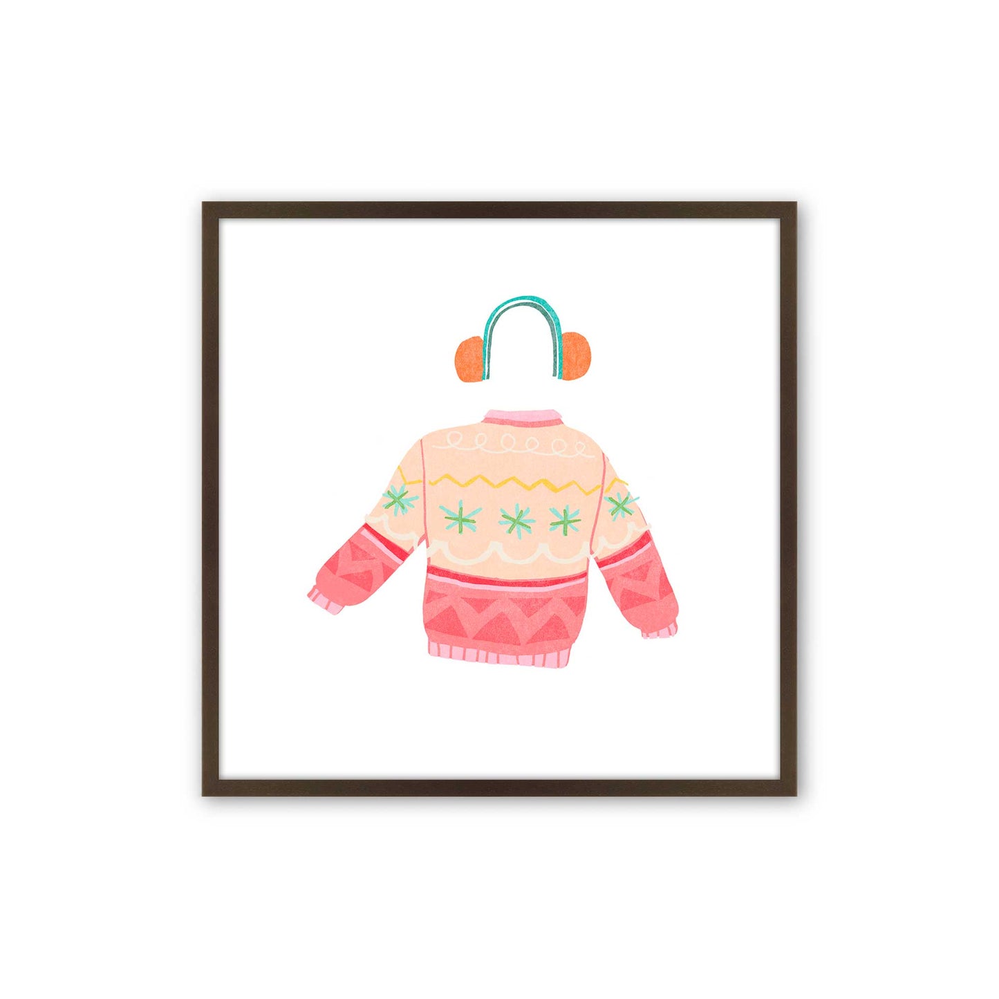 [Color:Belvinder Brown], Picture of art in a Belvinder Brown frame