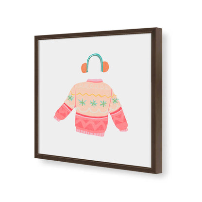 [Color:Espresso], Picture of art in a Espresso frame of the corner