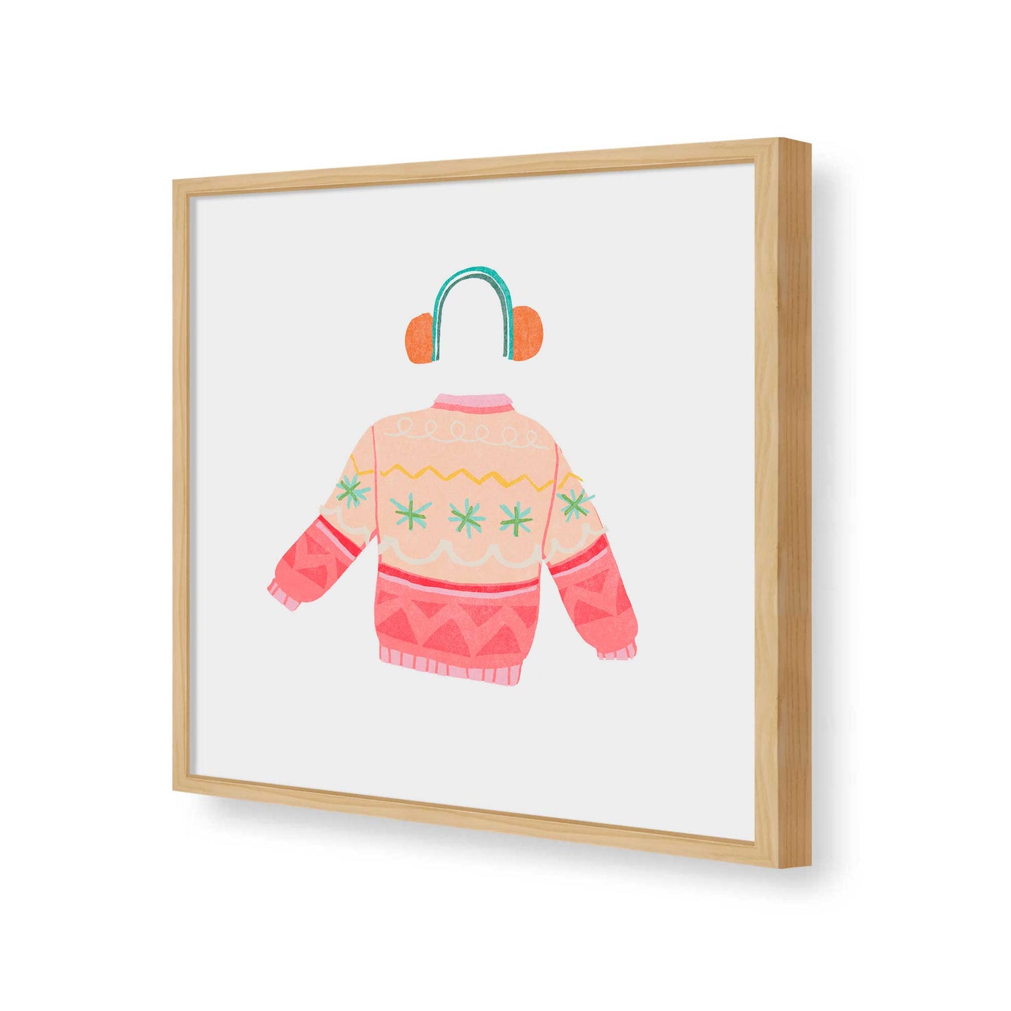 [Color:Espresso], Picture of art in a Espresso frame of the corner