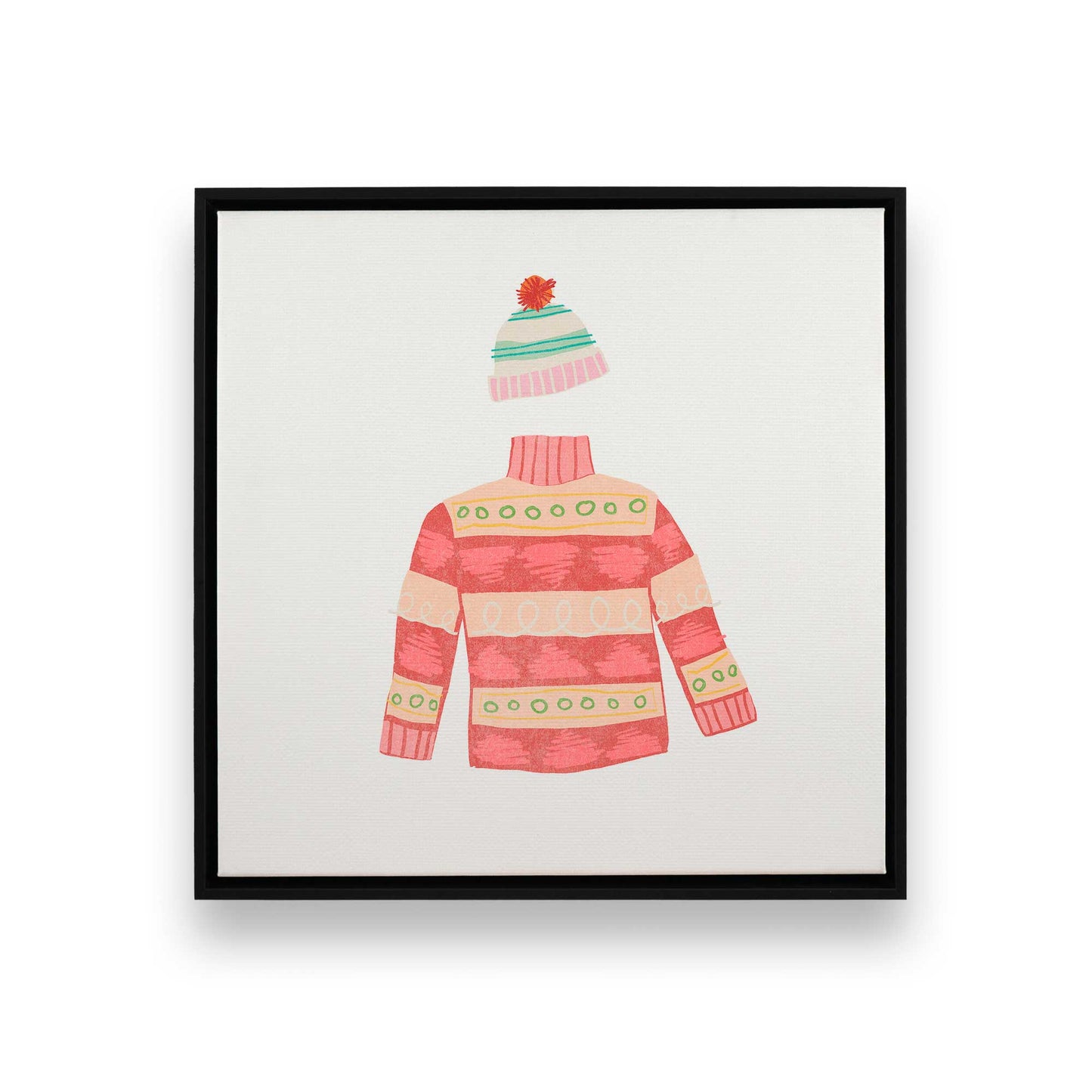 [Color:Satin Black], Picture of art in a Satin Black frame