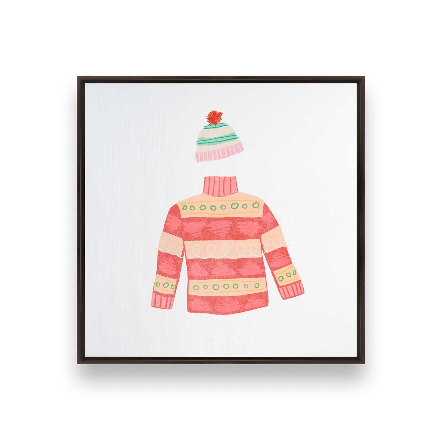 [Color:Espresso], Picture of art in an Espresso frame